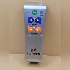 Flipper Big Button Universal Remote for 2 Devices Senior Friendly Tv Controller